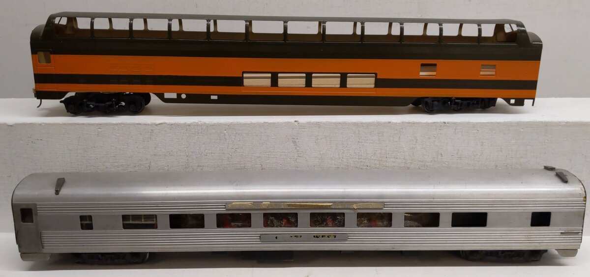 Assorted O Gauge Passenger Cars -2 Rail VG