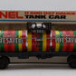Lionel 6-9278 O Gauge Lifesavers Chrome Plated Single Dome Tank Car EX/Box