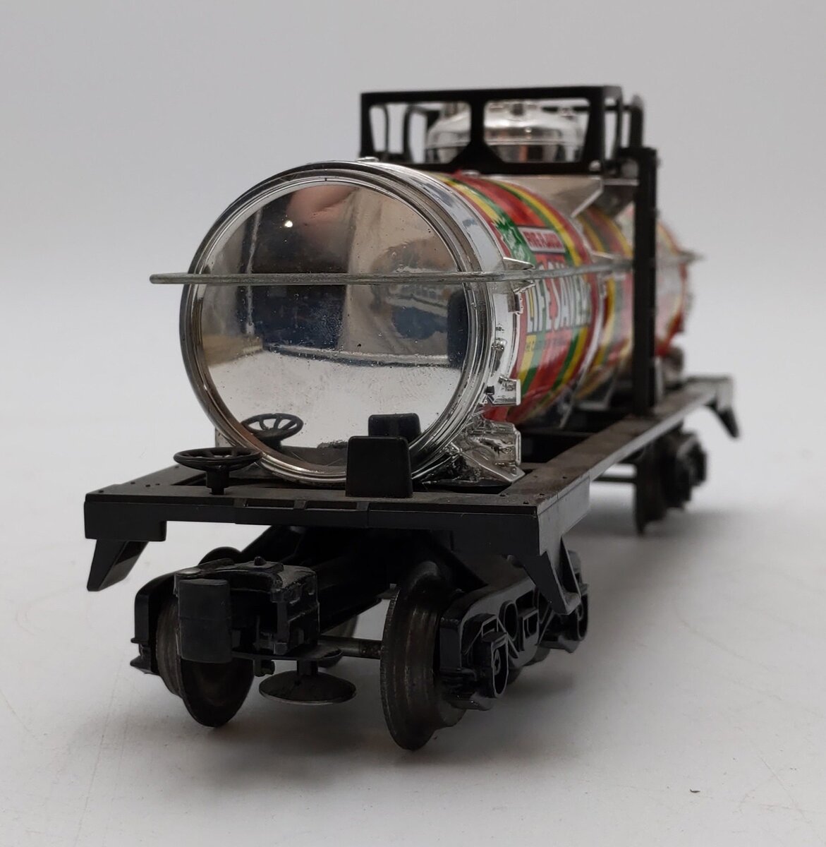 Lionel 6-9278 O Gauge Lifesavers Chrome Plated Single Dome Tank Car EX/Box