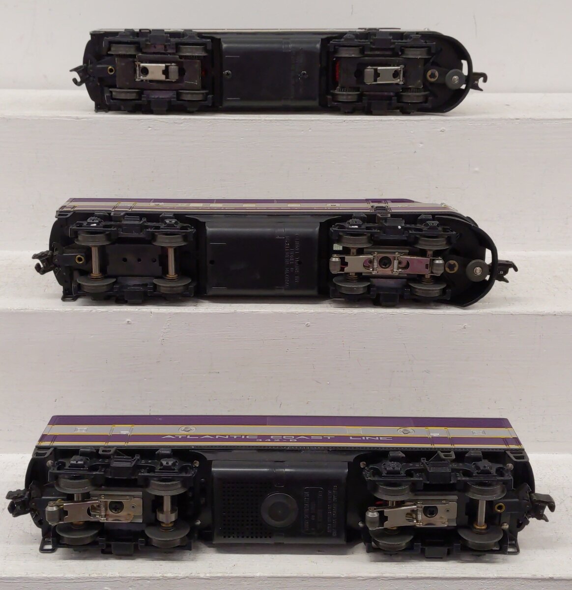 Lionel 6-11903 O Gauge Atlantic Coast Line F3 ABA Diesel Set w/TMCC & RS EX/Box