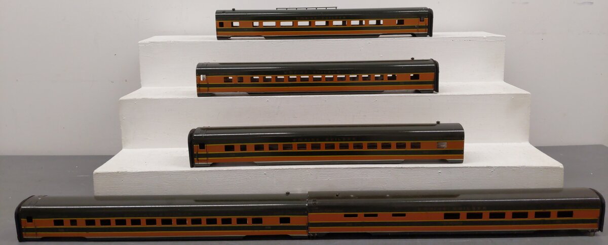 Assorted O Scale Custom Passengers Car Shells - 2 Rail [5] VG