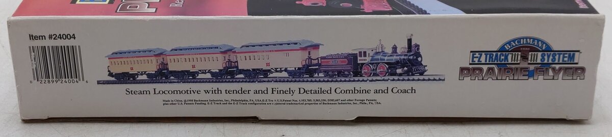 Bachmann 24004 Prairie Flyer  N Gauge Steam Starter Train Set VG/Box