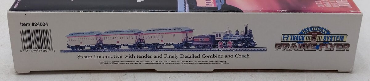 Bachmann 24004 Prairie Flyer  N Gauge Steam Starter Train Set VG/Box