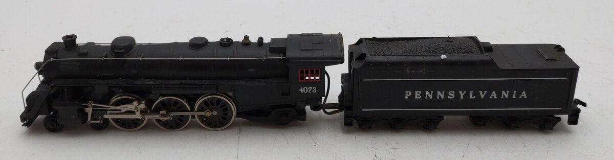 Mantua HO Scale PRR 2-8-2 Steam Locomotive & Tender #4073 EX
