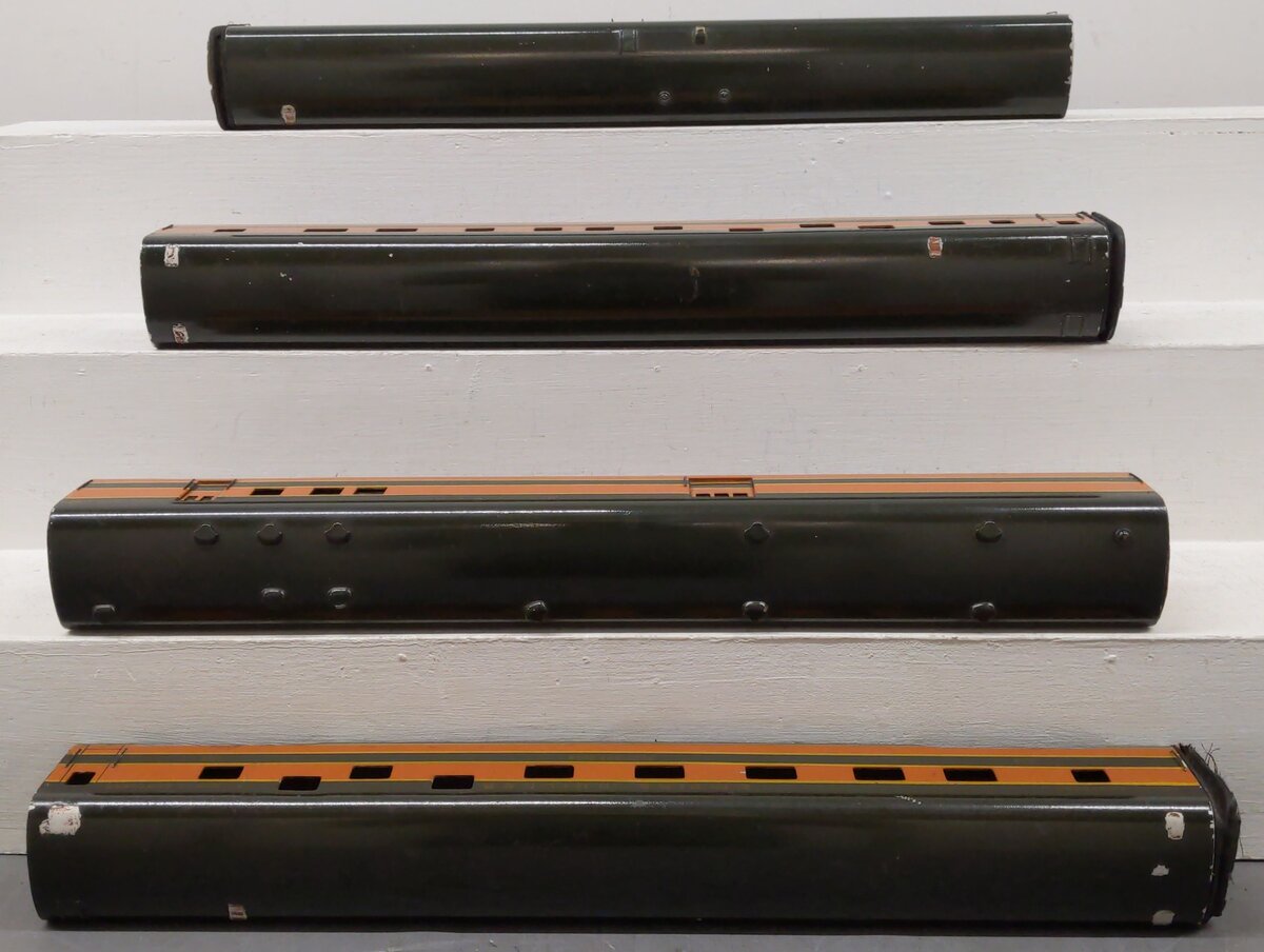 Assorted O Gauge Custom Passenger Car Shells Only [4] VG