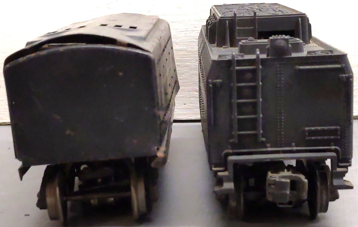 Lionel O Vintage Whistle Tenders: 6026W, 1654W [2] VG