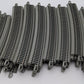 Bachmann 44584 HO Nickel Silver Assorted Curved E-Z Track Sections [50] EX