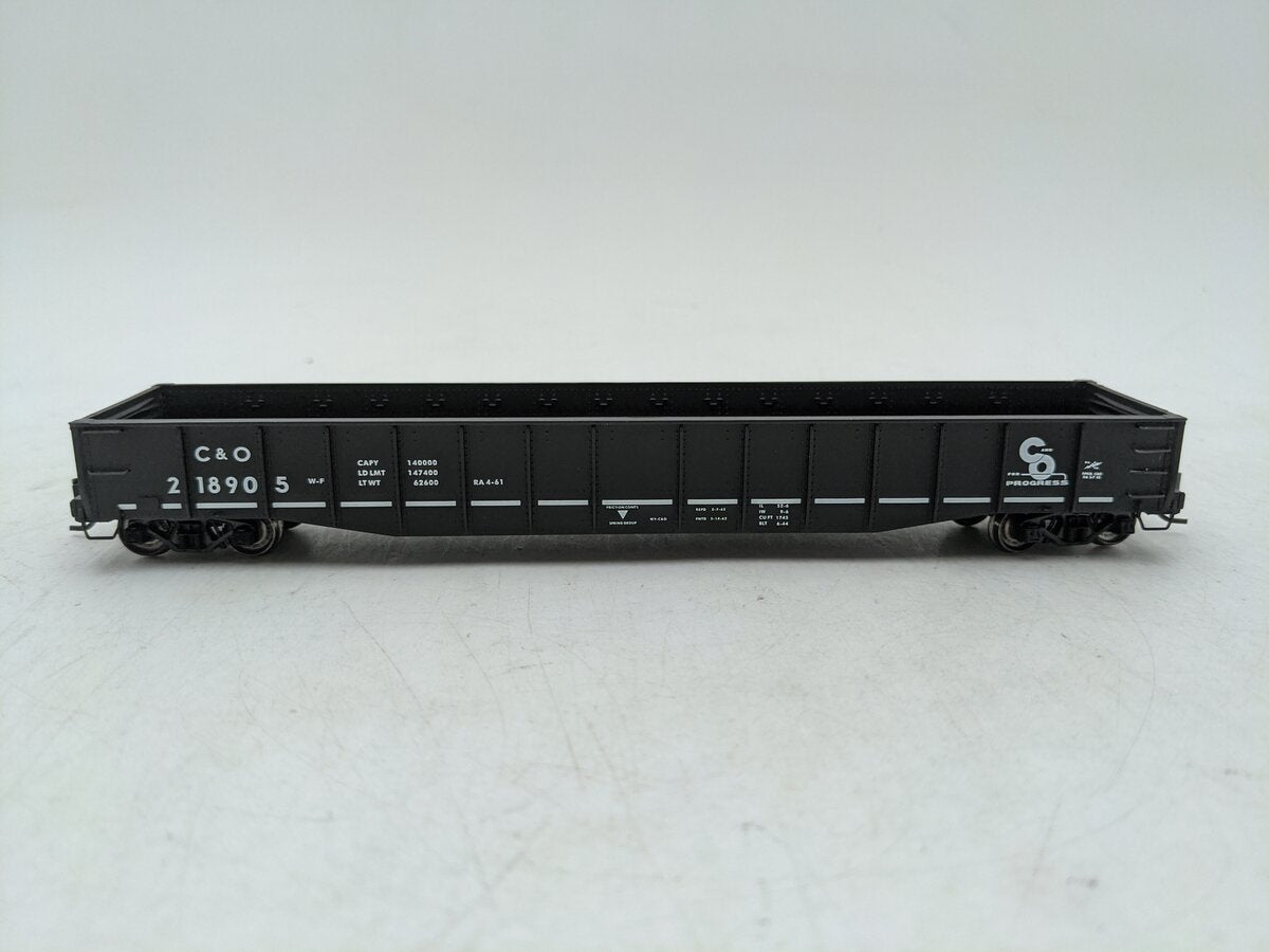 Proto 2000 21454 HO Scale C&O 52' 6" Drop End Mill Gondola Car #218905 EX/Box
