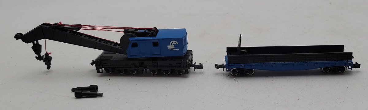 Rivarossi 6020 Conrail Crane with Flatcar EX/Box
