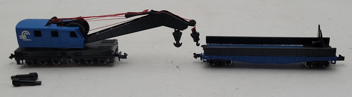 Rivarossi 6020 Conrail Crane with Flatcar EX/Box