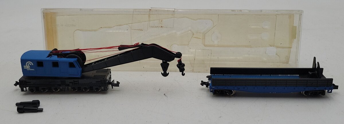 Rivarossi 6020 Conrail Crane with Flatcar EX/Box