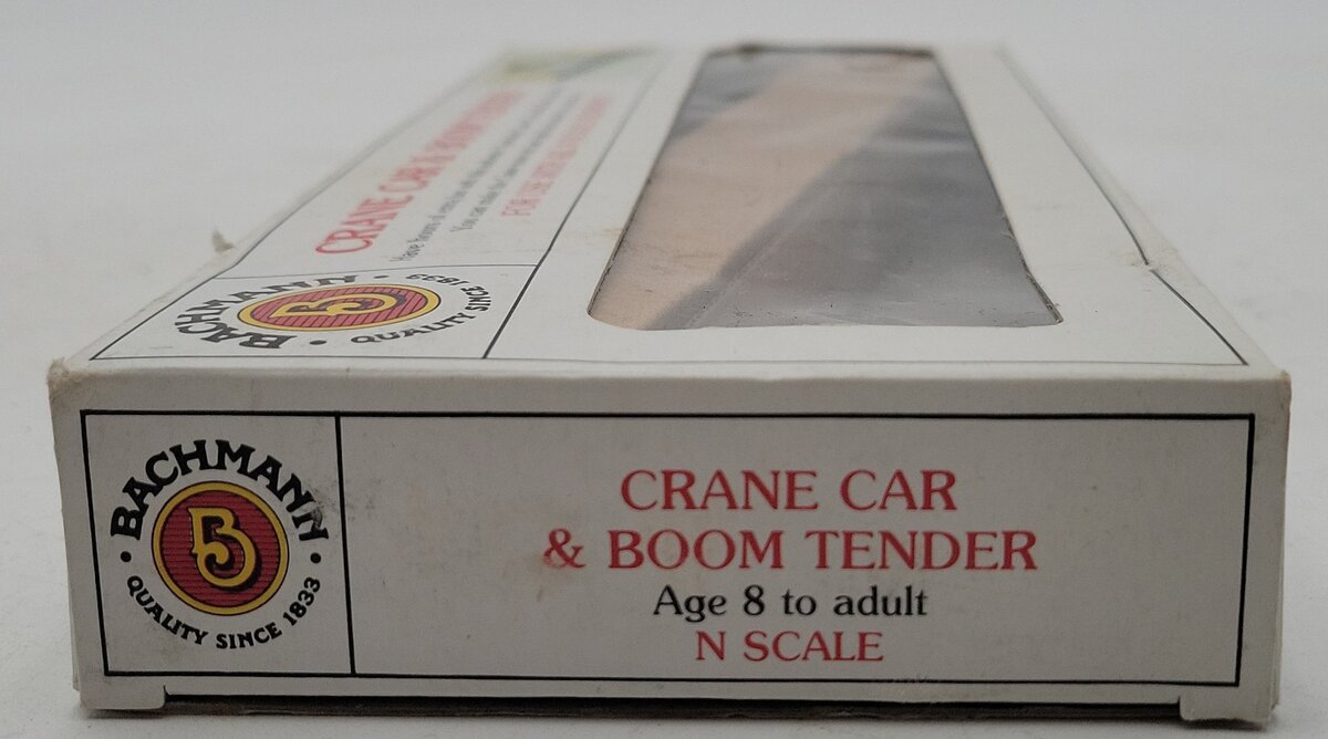 Bachmann 56-1210-02 N Scale Santa Fe 250 Ton Crane & Boom Car LN/Box