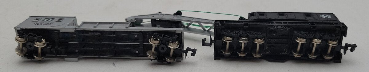 Bachmann 56-1210-02 N Scale Santa Fe 250 Ton Crane & Boom Car LN/Box