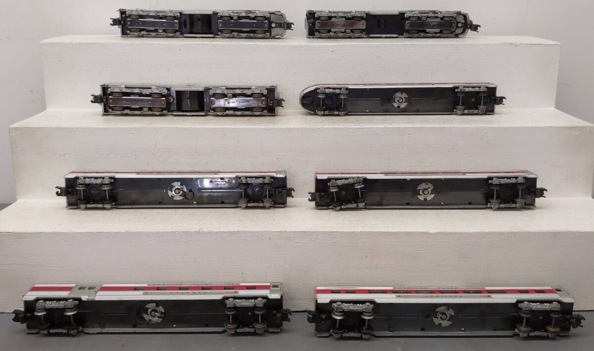 American Flyer 20083 Vintage S Santa Fe Chief Diesel Passenger Set VG/Box