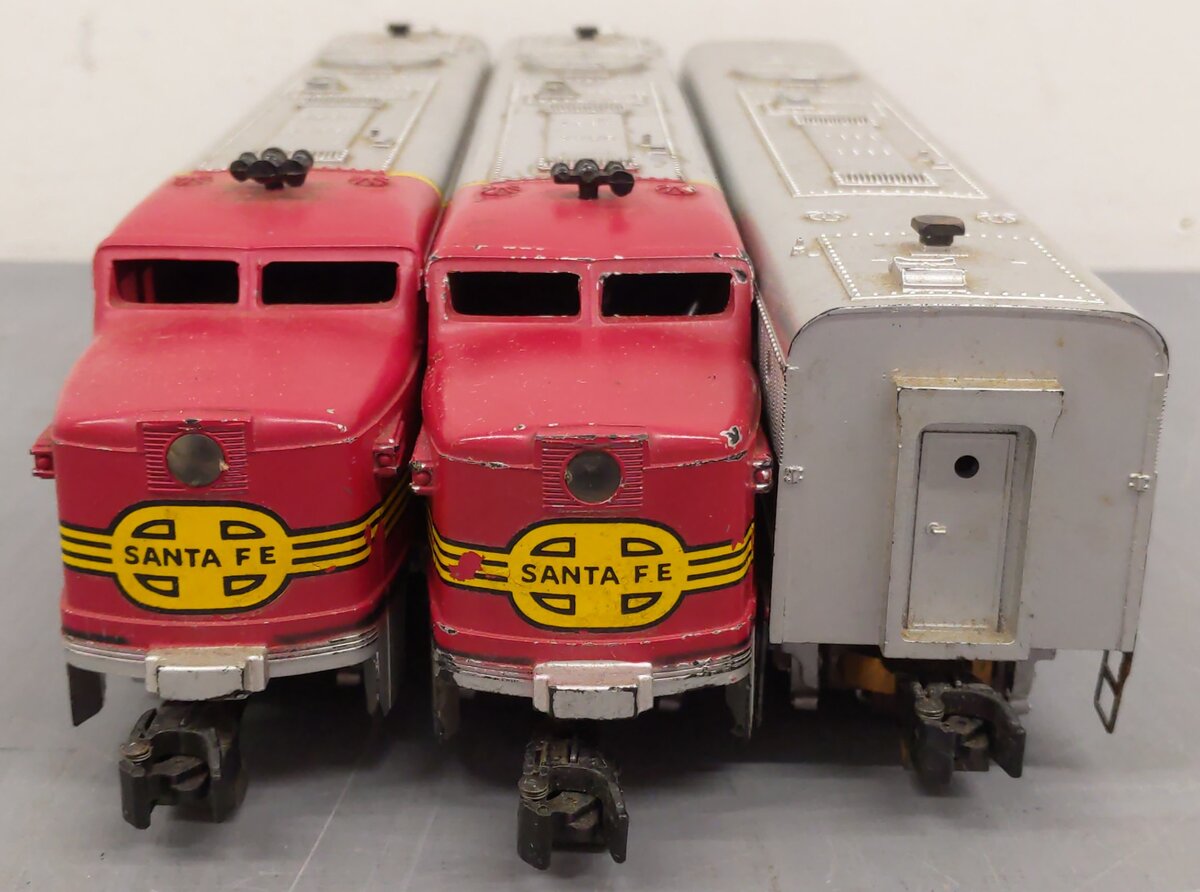 American Flyer 20083 Vintage S Santa Fe Chief Diesel Passenger Set VG/Box