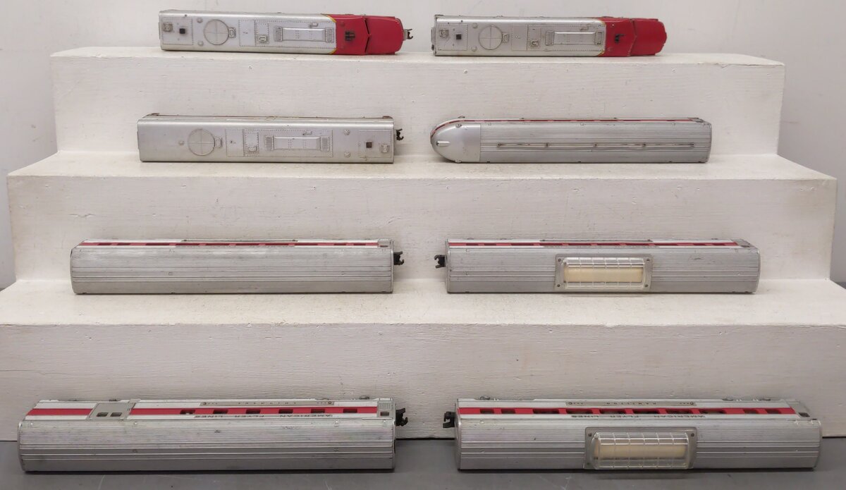 American Flyer 20083 Vintage S Santa Fe Chief Diesel Passenger Set VG/Box