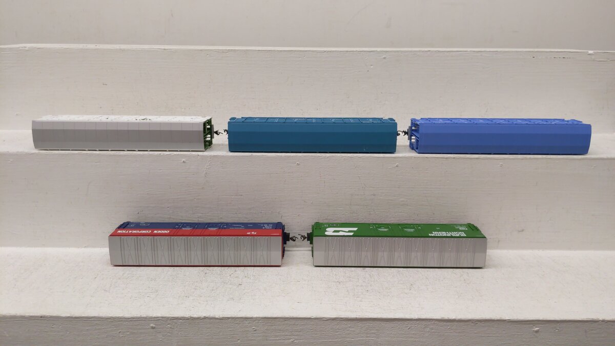 Atlas & Walthers Assorted HO Scale Plug/Thrall Door Box Cars [5] EX/Box
