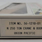 Bachmann 56-1210-01 N Scale Union Pacific Crane Car & Boom Tender Set LN/Box