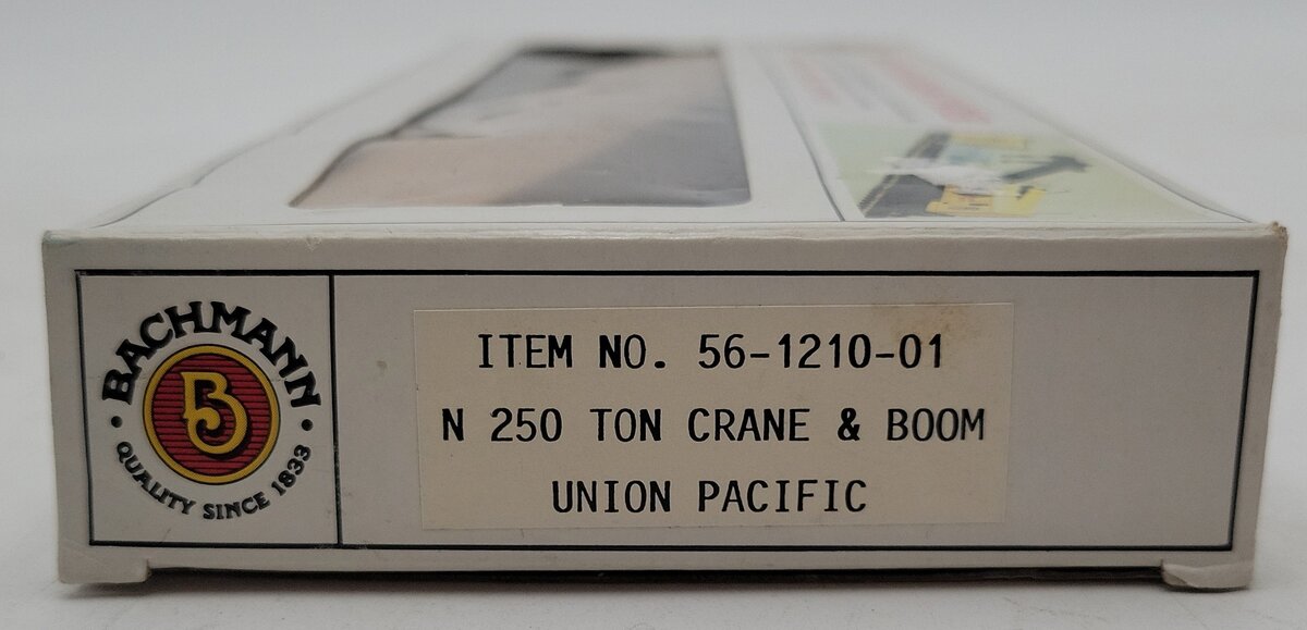 Bachmann 56-1210-01 N Scale Union Pacific Crane Car & Boom Tender Set LN/Box