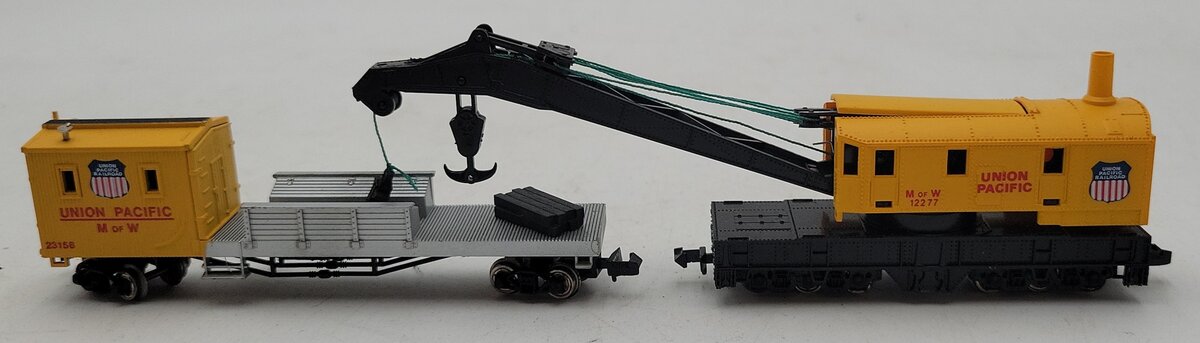 Bachmann 56-1210-01 N Scale Union Pacific Crane Car & Boom Tender Set LN/Box