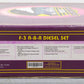 MTH 20-2177-1 O Gauge Southern F3 ABA Diesel Engine Set w/PS1 #4137/4143 EX/Box