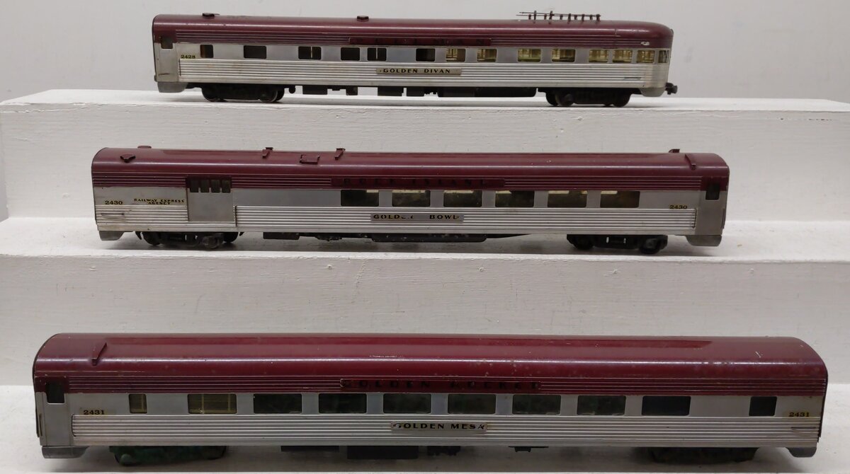 Assorted O Gauge Custom Passenger Cars -2 Rail [3] VG