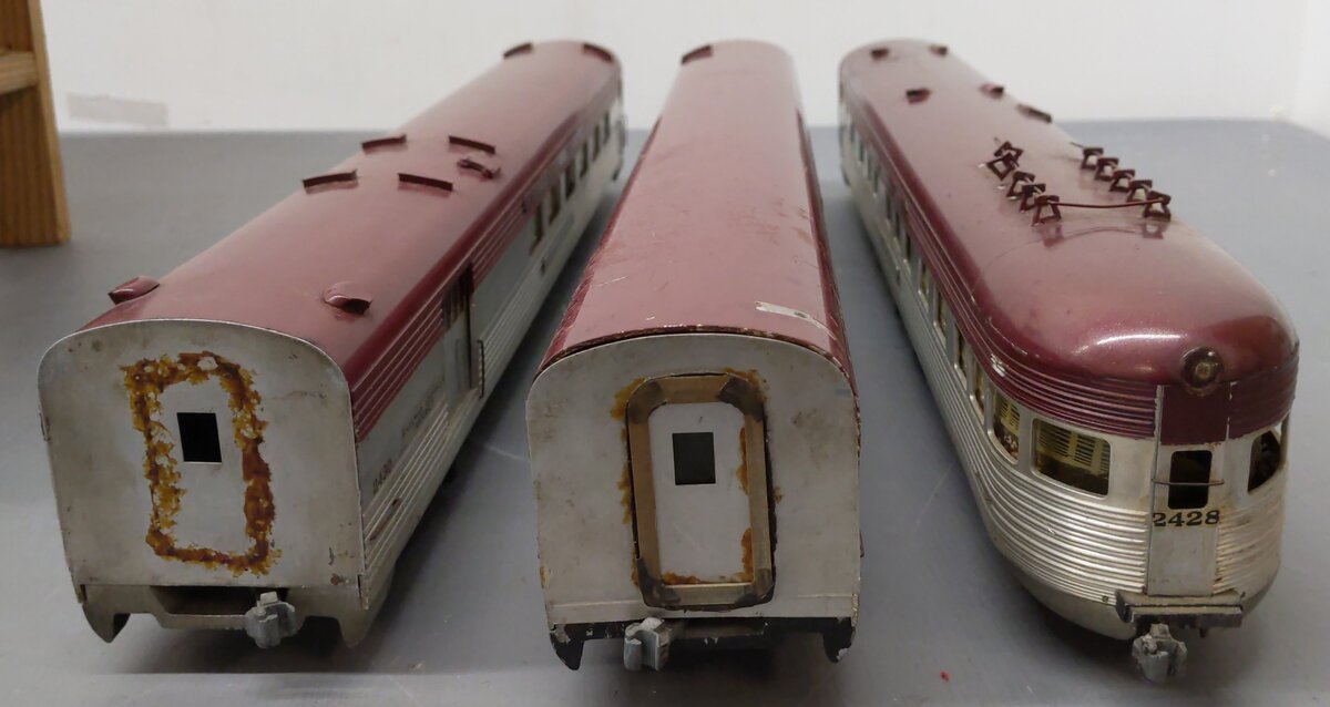 Assorted O Gauge Custom Passenger Cars -2 Rail [3] VG
