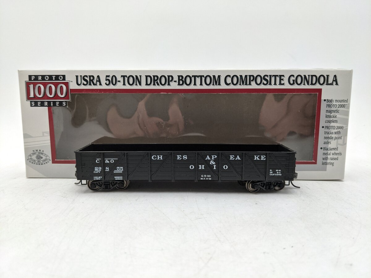 Proto 1000 23953 Chesapeake & Ohio 50 Ton Composite Gondola #29855 EX/Box