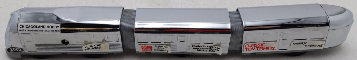 Schylling Lionel Streamliner 3-Car Wind-up Tin Train Set EX/Box