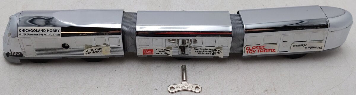 Schylling Lionel Streamliner 3-Car Wind-up Tin Train Set EX/Box