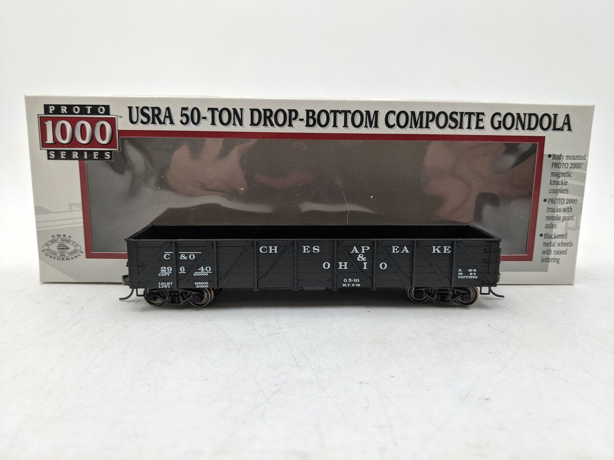 Proto 1000 23951 Chesapeake & Ohio #29640 50 Ton Composite Gondola #29640 EX/Box