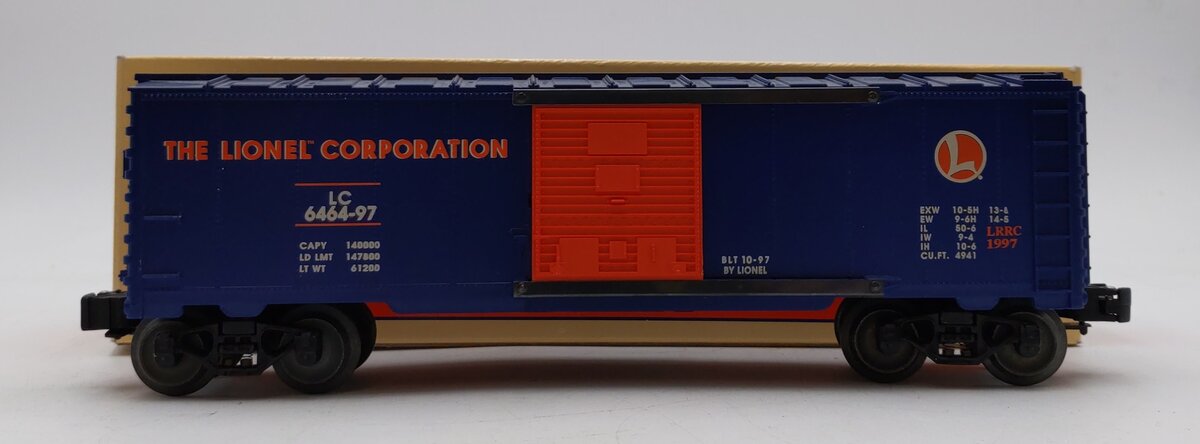 Lionel 6-29200 1997 Lionel Railroader Club 6464 Boxcar EX/Box