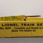 Lionel 1609 Vintage O 246 Steam Freight Set w/1130T, 6162-25, 6057 & 1016 EX/Box