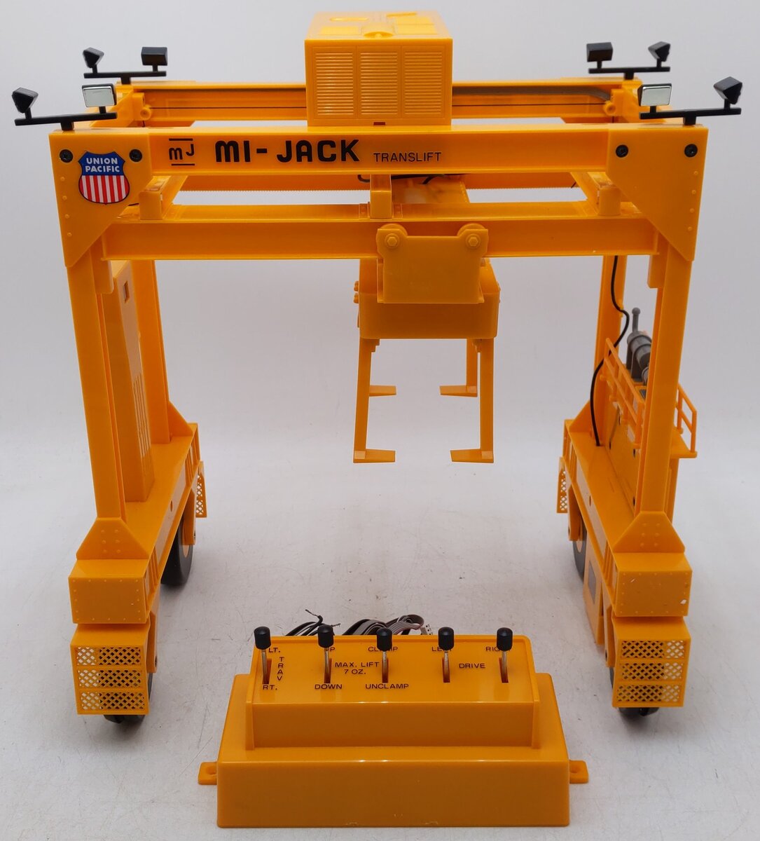 Lionel 6-12741 O Gauge Union Pacific Intermodal Crane Mi-Jack Translift EX/Box