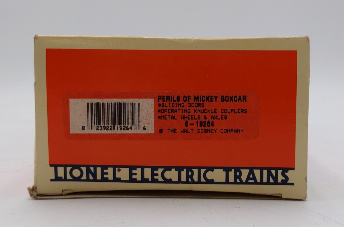 Lionel 6-19264 O Gauge Perils of Mickey Boxcar EX/Box