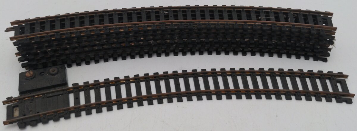Atlas 0511 HO Scale Assorted Curved Track [8] VG