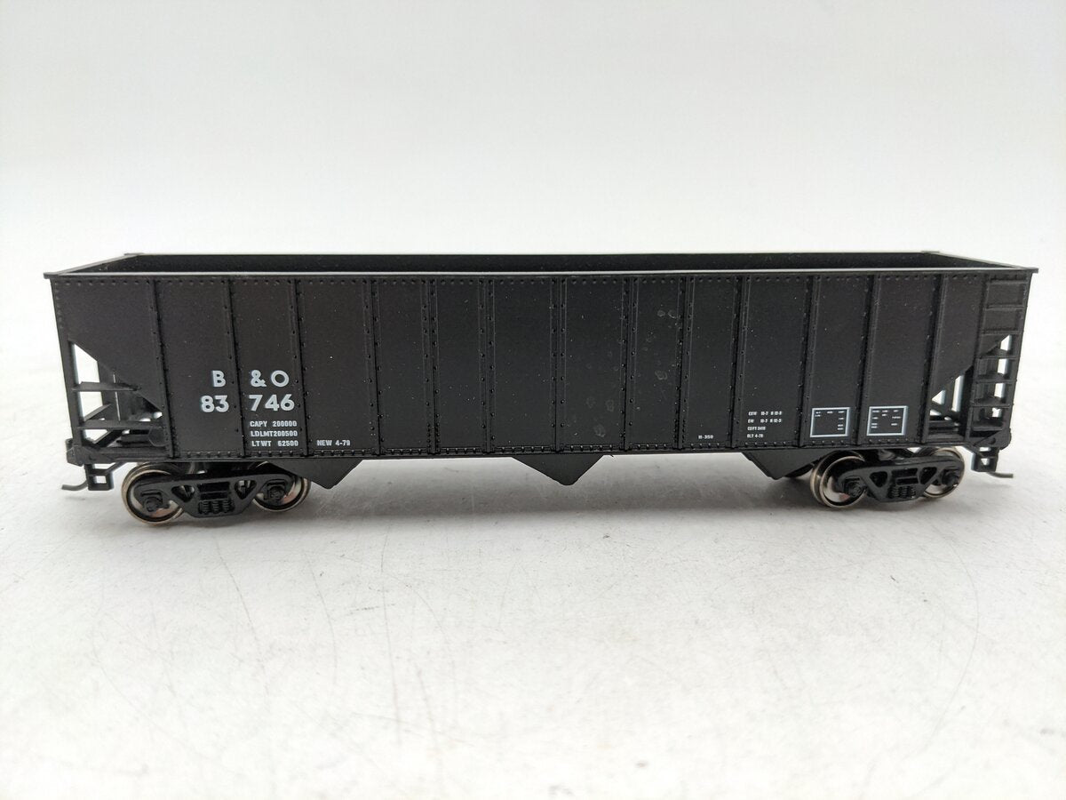 Proto 1000 23935 HO Scale Baltimore & Ohio 100-Ton 3-Bay Hopper #83746 EX/Box