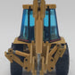 NZG 435/1 1:50 Die-Cast Caterpillar Backhoe Loader w/438C Black Front System EX/Box