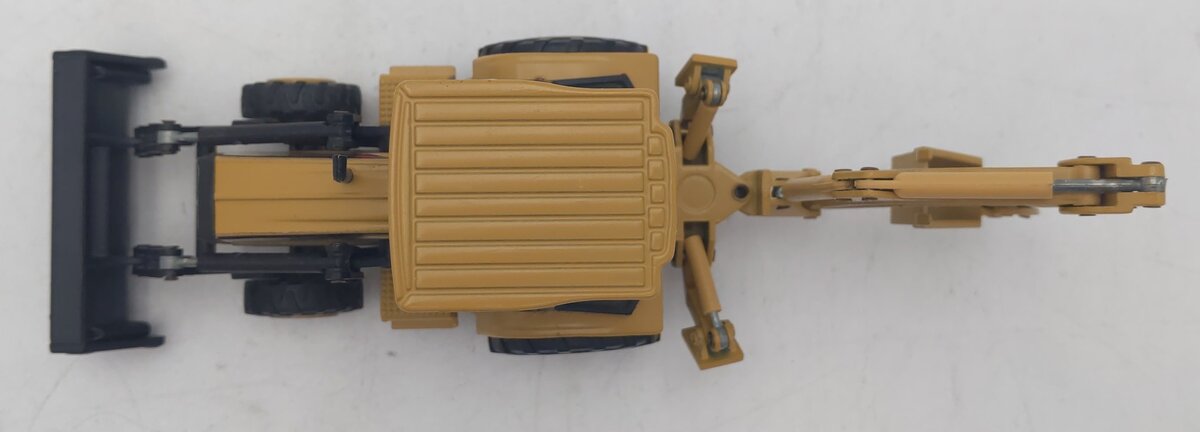 NZG 435/1 1:50 Die-Cast Caterpillar Backhoe Loader w/438C Black Front System EX/Box