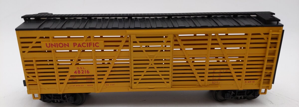 MTH 20-94516 O Gauge Union Pacific Steel Sided Stock Car #48219 LN/Box