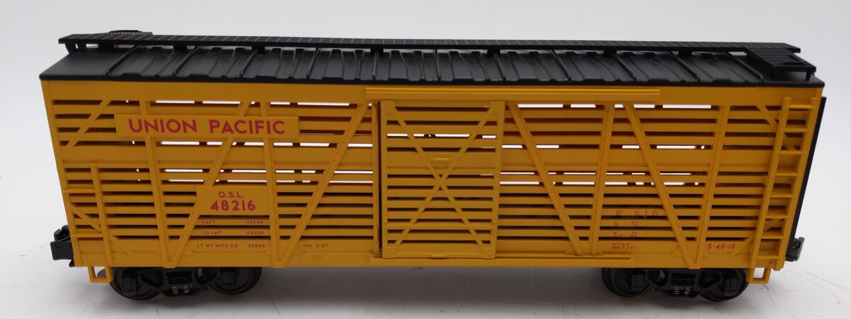 MTH 20-94516 O Gauge Union Pacific Steel Sided Stock Car #48219 LN/Box