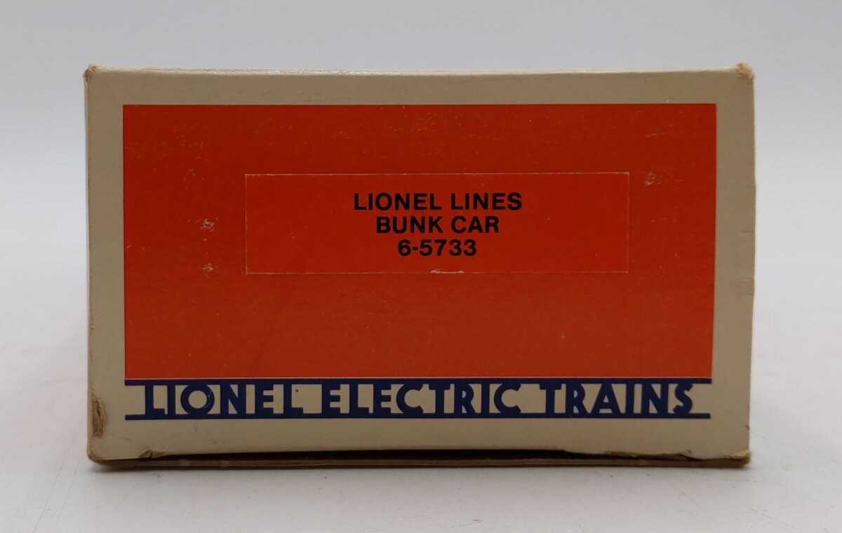Lionel 6-5733 O Gauge Lionel Lines Illuminated Bunk Car LN/Box