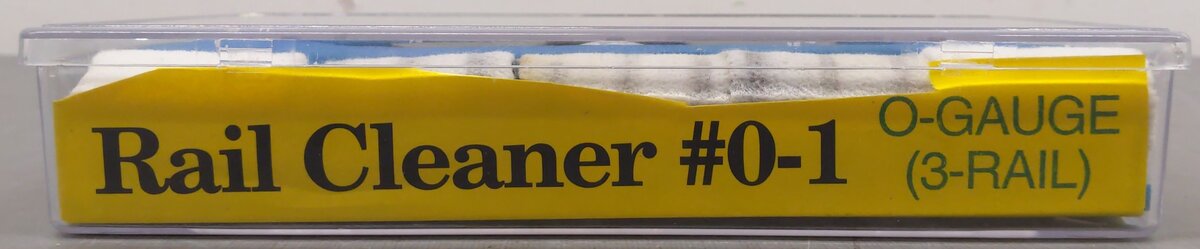CenterLine Products 60053 O Gauge Die-Cast 3-Rail Rail Cleaner EX/Box