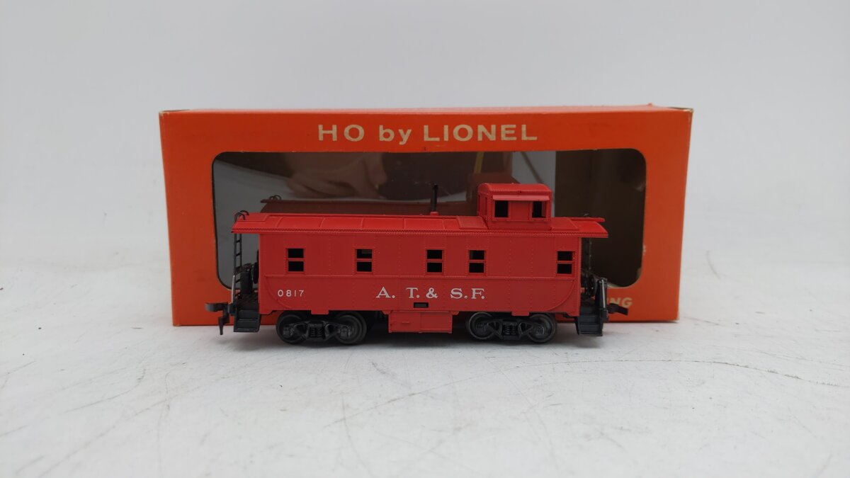 Lionel 0817-150 HO Scale Atchison Topeka Santa Fe (ATSF) Caboose #0817 EX/Box