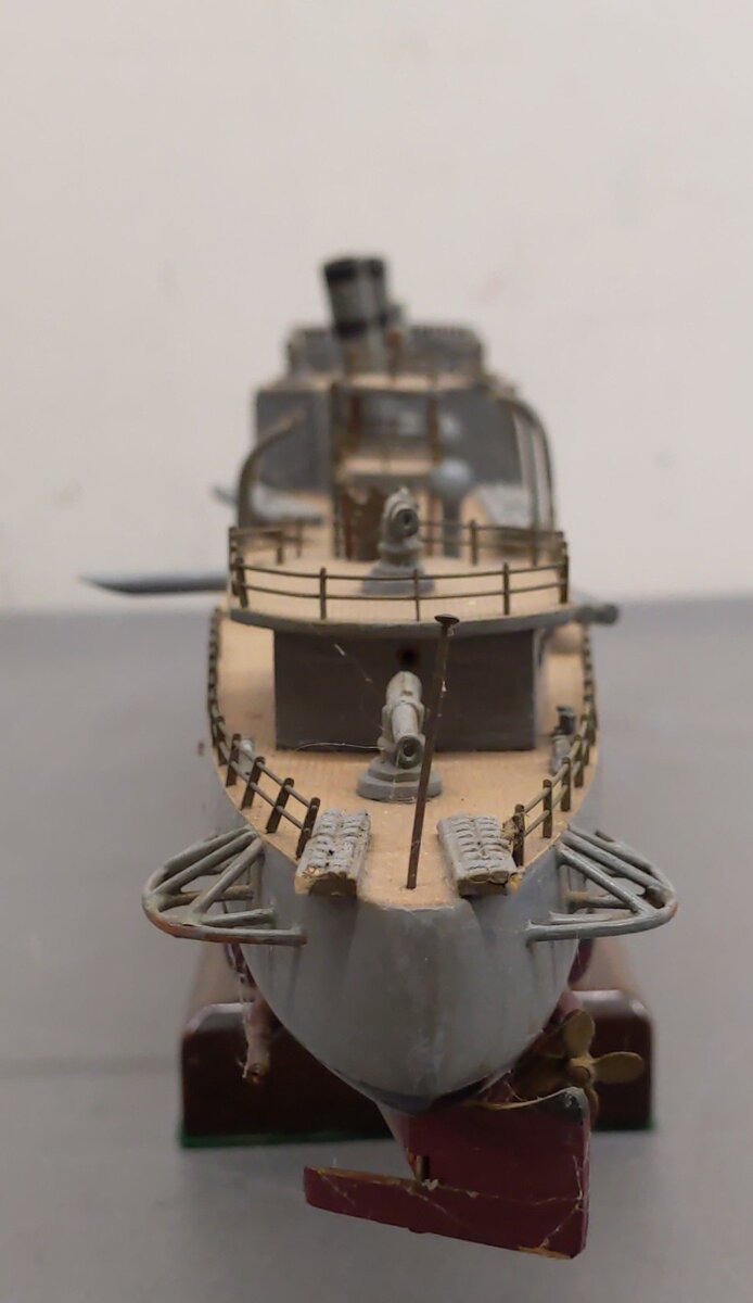 Generic Vintage U.S Navy WWI Wicks Stack Destroyer Ship EX