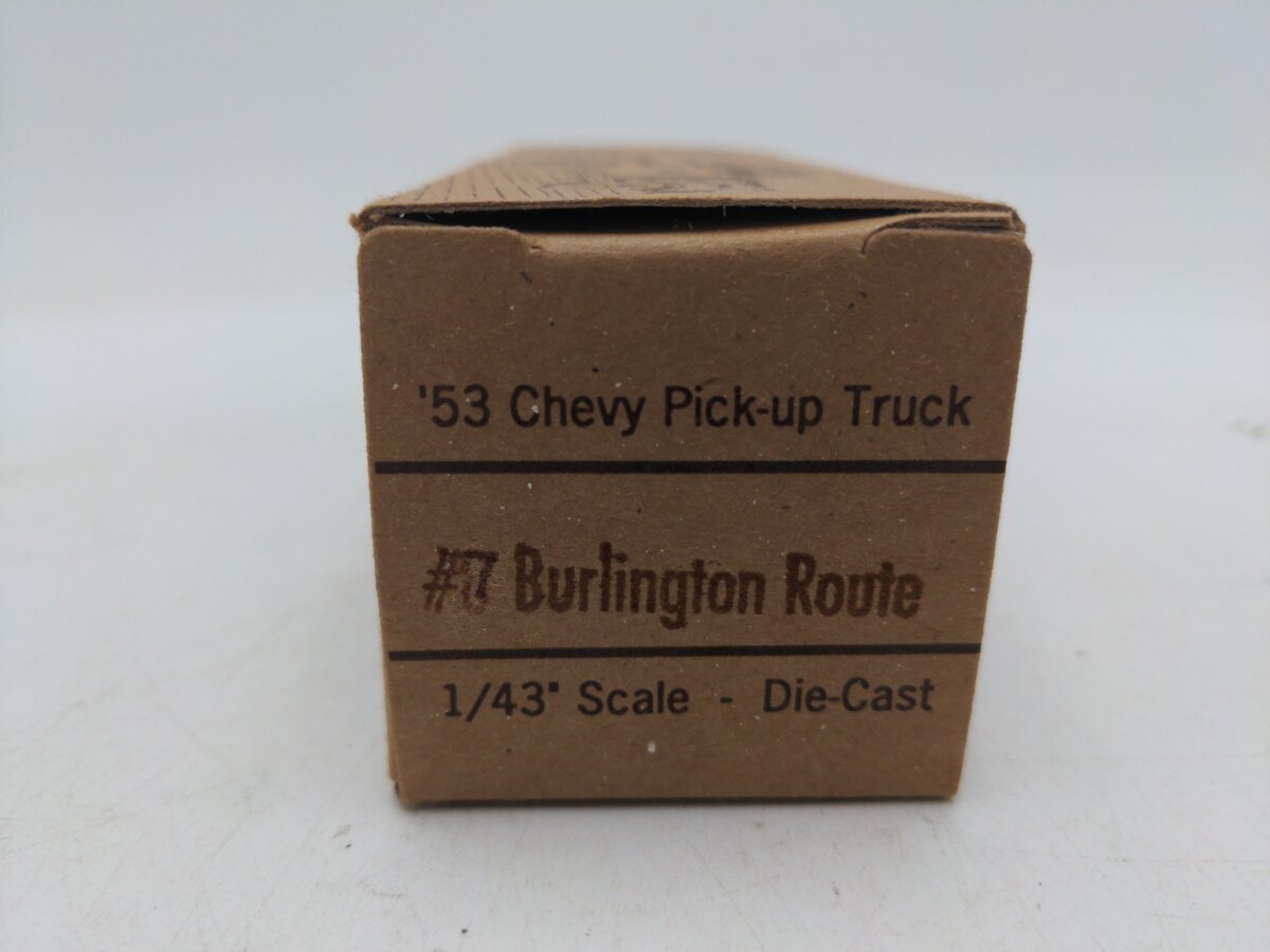 Fallen Flag Replicas 1:43 Scale Burlington Route Chevy Pick Up Truck EX/Box