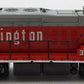 Life Like 7745 N Scale Burlington Route SD7 Powered Diesel Locomotive #346 EX/Box