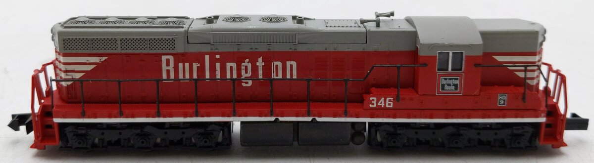 Life Like 7745 N Scale Burlington Route SD7 Powered Diesel Locomotive #346 EX/Box