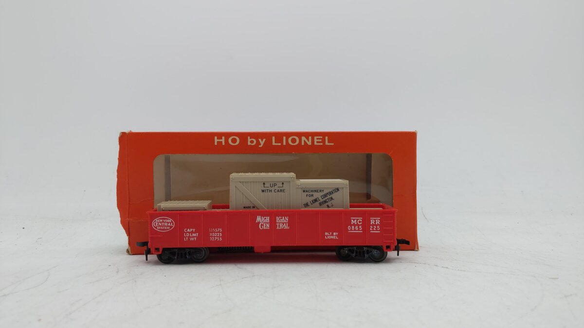 Lionel 865-250 HO Michigan Central Gondola w/Crates EX/Box
