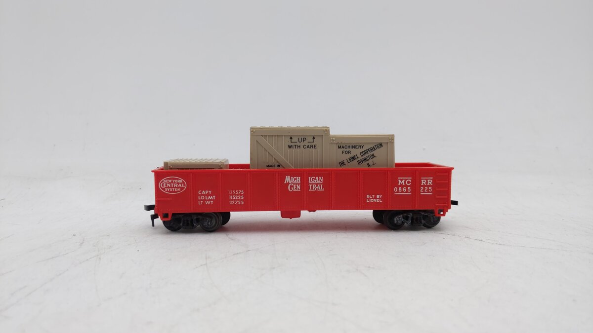 Lionel 865-250 HO Michigan Central Gondola w/Crates EX/Box